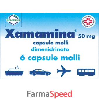 xamamina - 50 mg capsule molli 6 capsule 