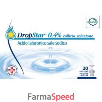 dropstar - 0,4% collirio, soluzione 20 contenitori monodose da 0,5 ml 