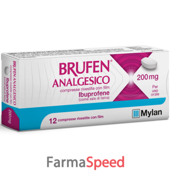 brufen analgesico - 200 mg - 12 compresse rivestite