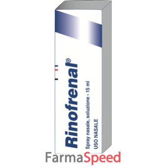 rinofrenal - 4% + 0,2% spray nasale, soluzione 1 flacone nebulizzatore 15 ml 