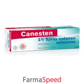 canesten - 1% spray cutaneo soluzione 1 flacone in pe da 40 ml con pompa dosatrice