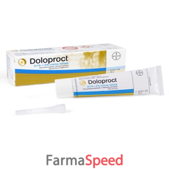 doloproct - 0,1% + 2% crema rettale, 30 g in tubo al