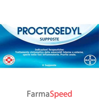 proctosedyl - supposte 6 supposte