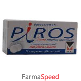 piros - 500 mg compresse effervescenti 10 compresse 