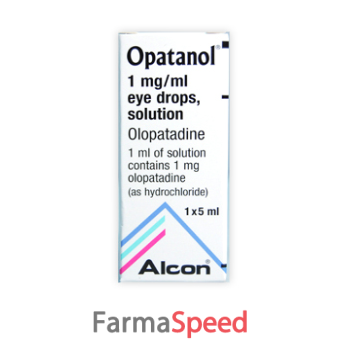 opatanol - 1 mg/ml collirio soluzione 1 flacone da 5 ml