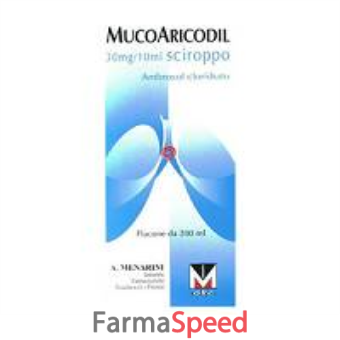 mucoaricodil - 30 mg/10 ml sciroppo 1 flacone da 200 ml 