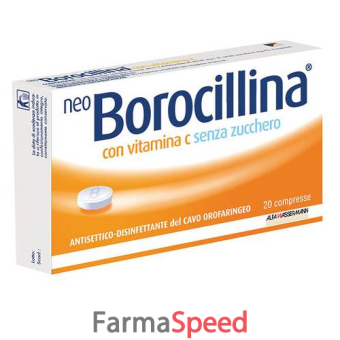 neoborocillina c*20 pastiglie 1,2 mg + 70 mg senza zucchero