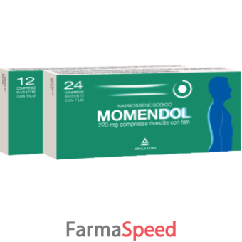 momendol - 220 mg compresse rivestite con film 24 compresse 