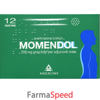 momendol - 220 mg granulato per soluzione orale 12 bustine 