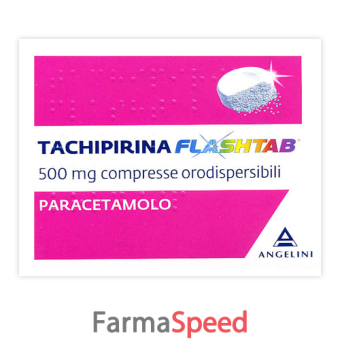 tachipirina flashtab - 500 mg compresse orodispersibili 16 compresse
