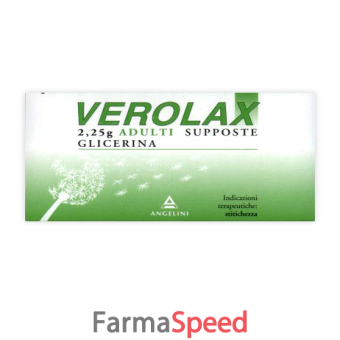 verolax - 2,25 g adulti supposte 18 supposte 