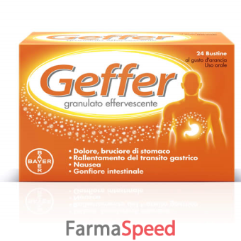 geffer - granulato effervescente 24 bustine da 5 g