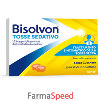 bisolvon tosse sedativo 20 pastiglie gommose 