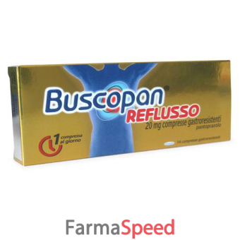 buscopan reflusso - 20 mg compresse gastroresistenti 14 compresse in blister al/al 