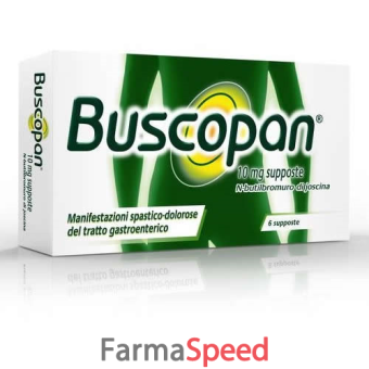 buscopan - 10 mg supposte 6 supposte 