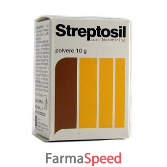 streptosil neomicina - 99,5% + 0,5% polvere cutanea 10 g in flacone pe 