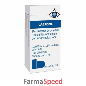 lacrisol - 0,0045% + 0,5% collirio, soluzione 1 flacone da 10 ml 