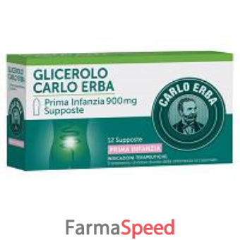 glicerolo - prima infanzia 900 mg supposte 12 supposte