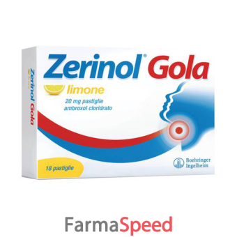 zerinol gola limone - 20 mg 18 pastiglie 