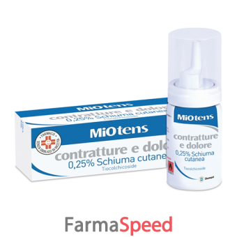 miotens contratture e dol - 0,25% schiuma cutanea contenitore sotto pressione da 30 ml 