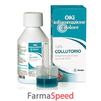 oki infiammazione e dol - 1,6% collutorio flacone da 150 ml 