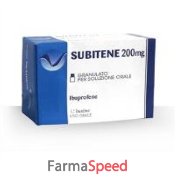 subitene - 200 mg granulato per soluzione orale 12 bustine 
