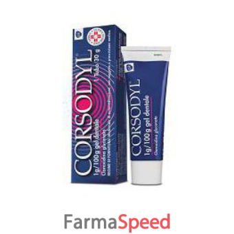 corsodyl - 1g/100 g gel dentale 1 tubo 30g 