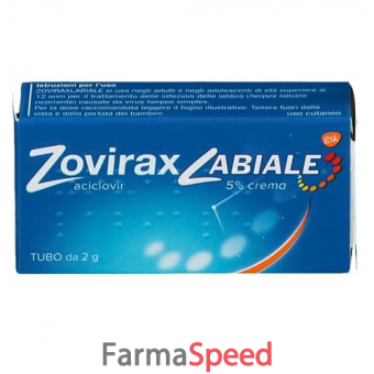 zoviraxlabiale - 5% crema tubo da 2 g 