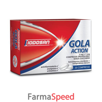 gola action - 3 mg+1 mg compresse orosolubili senza zucchero 20 compresse 