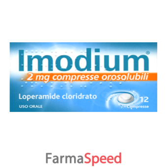 imodium - 2 mg compresse orosolubili 12 compresse 