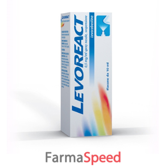 levoreact - 0,5 mg/ml spray nasale, sospensione flacone da 10 ml 