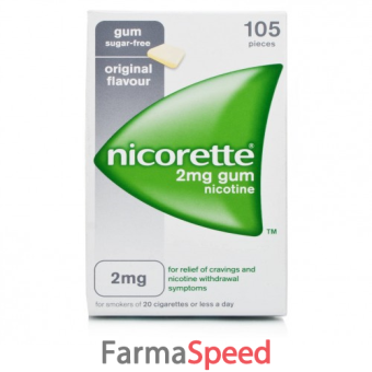 nicorette - 2 mg gomme da masticare medicate 105 gomme 