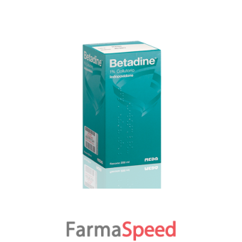 betadine - 1% collutorio flacone 200 ml 