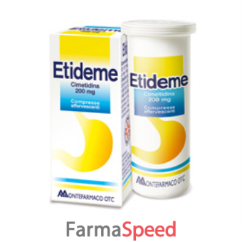 etideme - 200 mg compresse effervescenti 10 compresse 