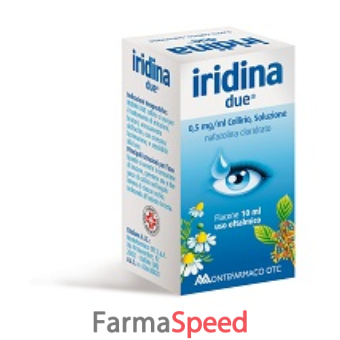 iridina due - 0,5 mg/ml collirio, soluzione flacone 10 ml 