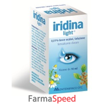 iridina light - 0,1 mg/ml collirio, soluzione 1 flacone 10 ml 