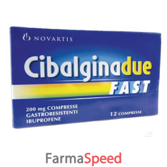 cibalgina due fast - fast 200 mg compresse gastroresistenti 12 compresse