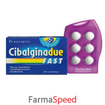 cibalgina due fast - fast 200 mg compresse gastroresistenti 24 compresse