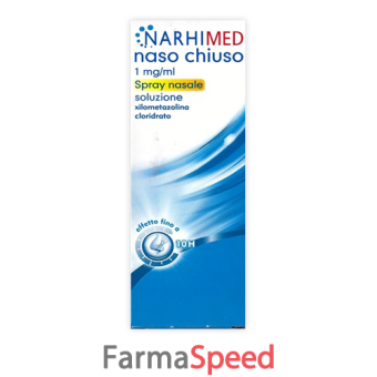 narhimed naso chiuso - 1 mg/ml spray nasale soluzione adulti 1 flacone nebulizzatore da 10 ml 