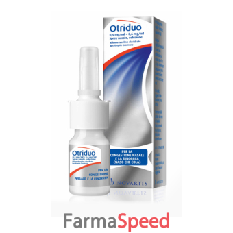 rinazina doppia az - 0,5 mg/ml + 0,6 mg/ml spray nasale, soluzione 10 ml flacone multidose in hdpe con nebulizzatore 