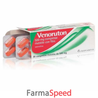 venoruton - 500 mg compresse rivestite con film 30 compresse 