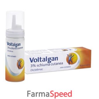 voltalgan - 3% schiuma cutanea contenitore sotto pressione da 50 g 