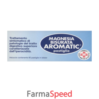 magnesia bisurata aromatic 80 pastiglie