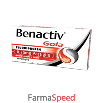 benactiv gola - 8,75 mg pastiglie gusto limone e miele 16 pastiglie 