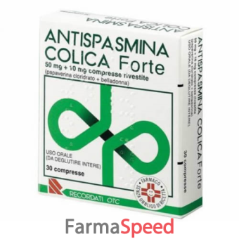 antispasmina colica - 10 mg + 10 mg compresse rivestite 30 compresse 