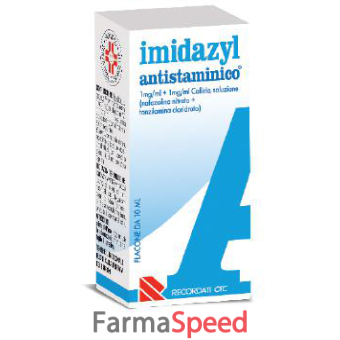 imidazyl antist - 1 mg/ml + 1 mg/ml collirio, soluzione 1 flacone 10 ml 