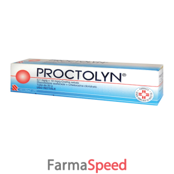 proctolyn - 0,1 mg/g + 10 mg/g crema rettale tubo 30 g 