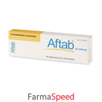 aftab - 25 microgrammi compresse 10 compresse