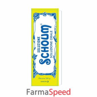 soluzione schoum - soluzione orale flacone 550 g