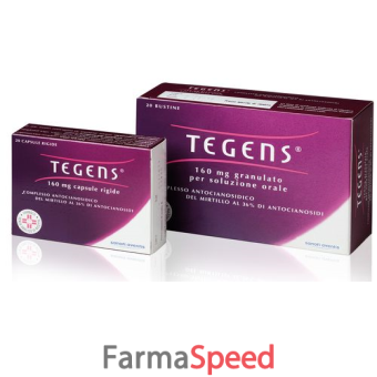 tegens - 160 mg capsule rigide 20 capsule 